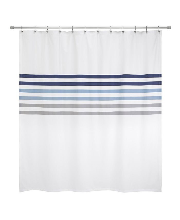 IZOD Augusta Stripe Shower Curtain, 72" x 72" Macy's