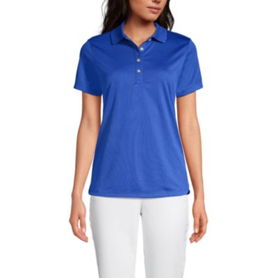 Women's Short Sleeve Solid Active Polo