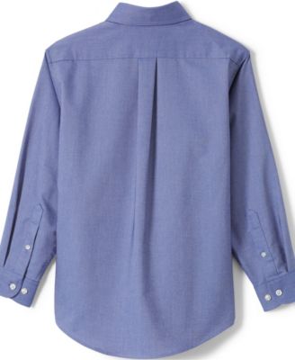 Big Boys Long Sleeve Solid Oxford Dress Shirt