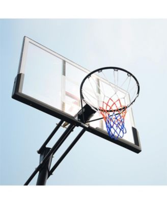 7.5ft - 10ft Height-Adjustable Portable Basketball Hoop