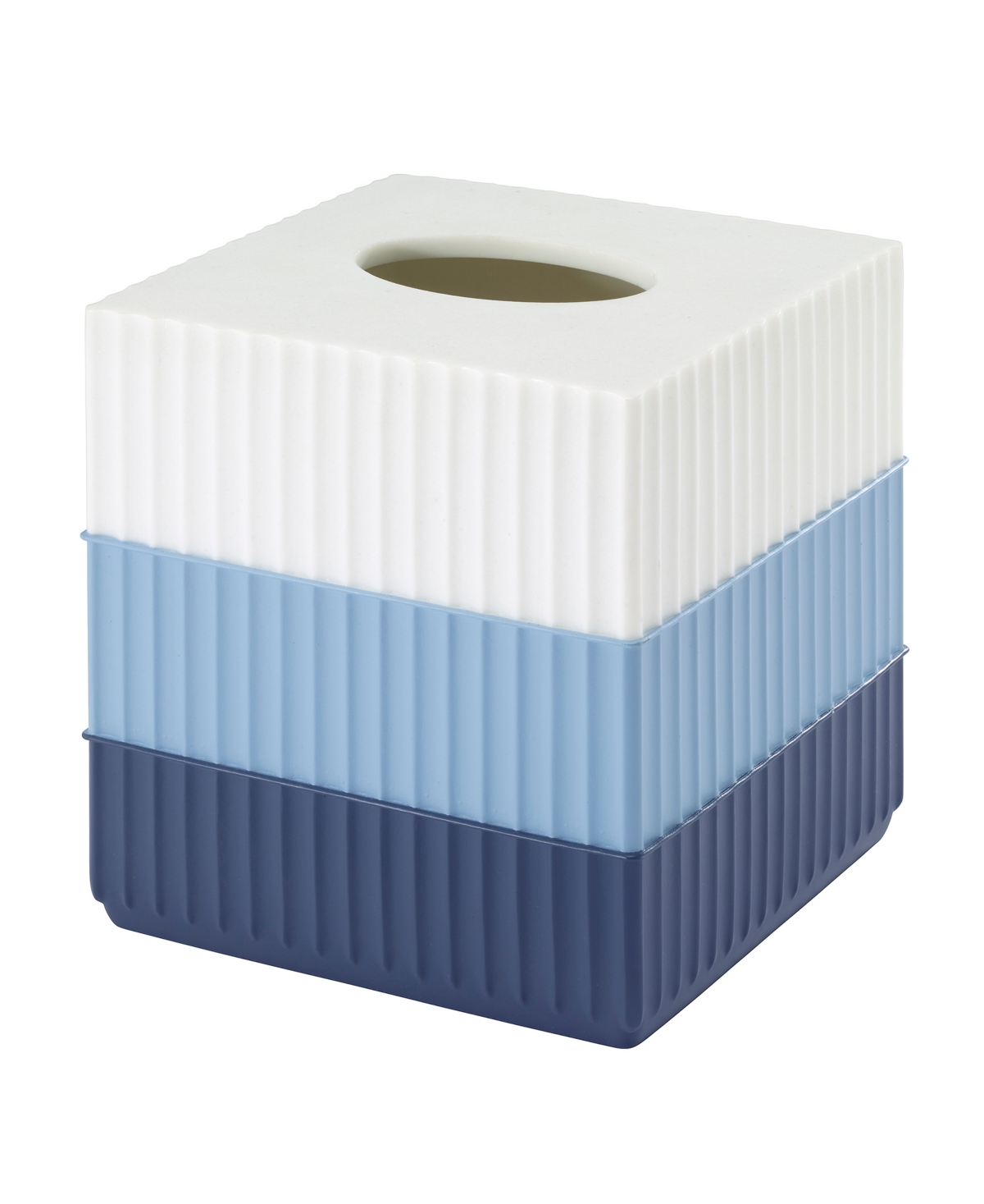 Izod Clubhouse Stripe Tissue Cover In Blue
