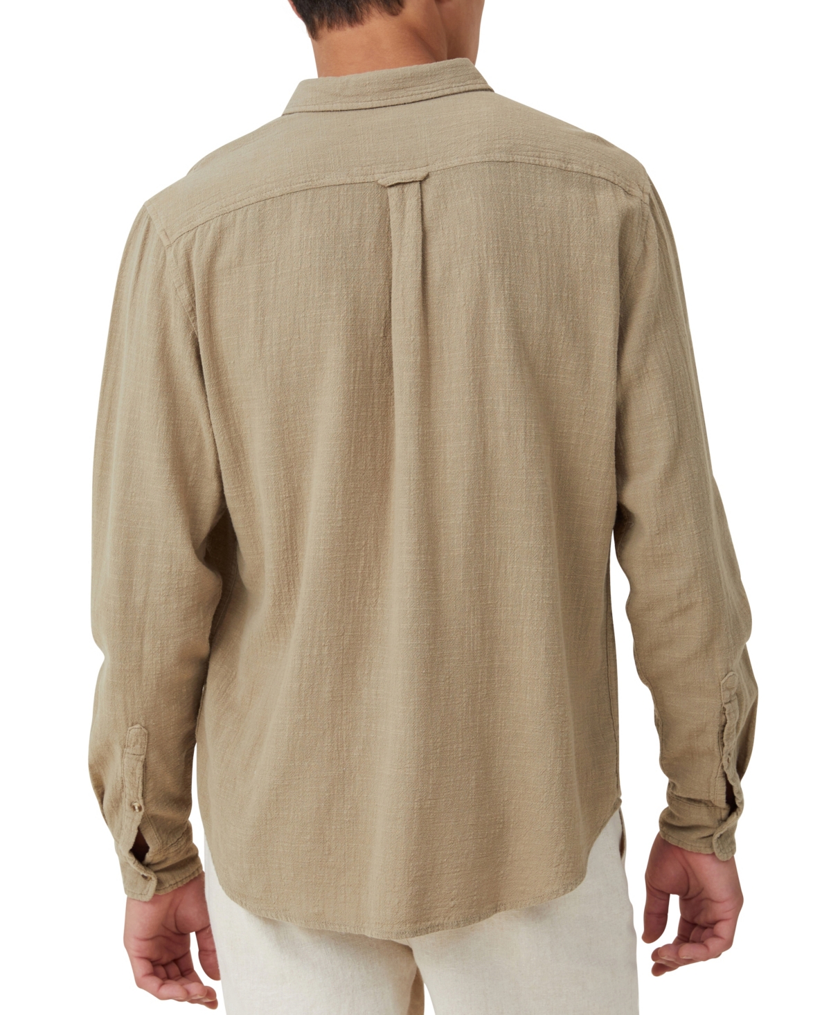 Shop Cotton On Men's Portland Long Sleeve Shirt In Green
