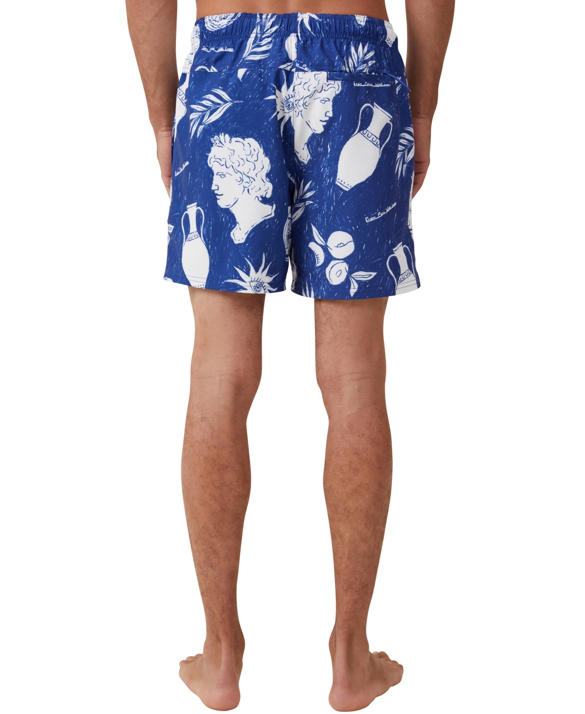 Shop Cotton On Men's Stretch Swim Short In Blue