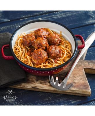 Premium Stainless Steel Spaghetti Spoon - 12  Pasta Server