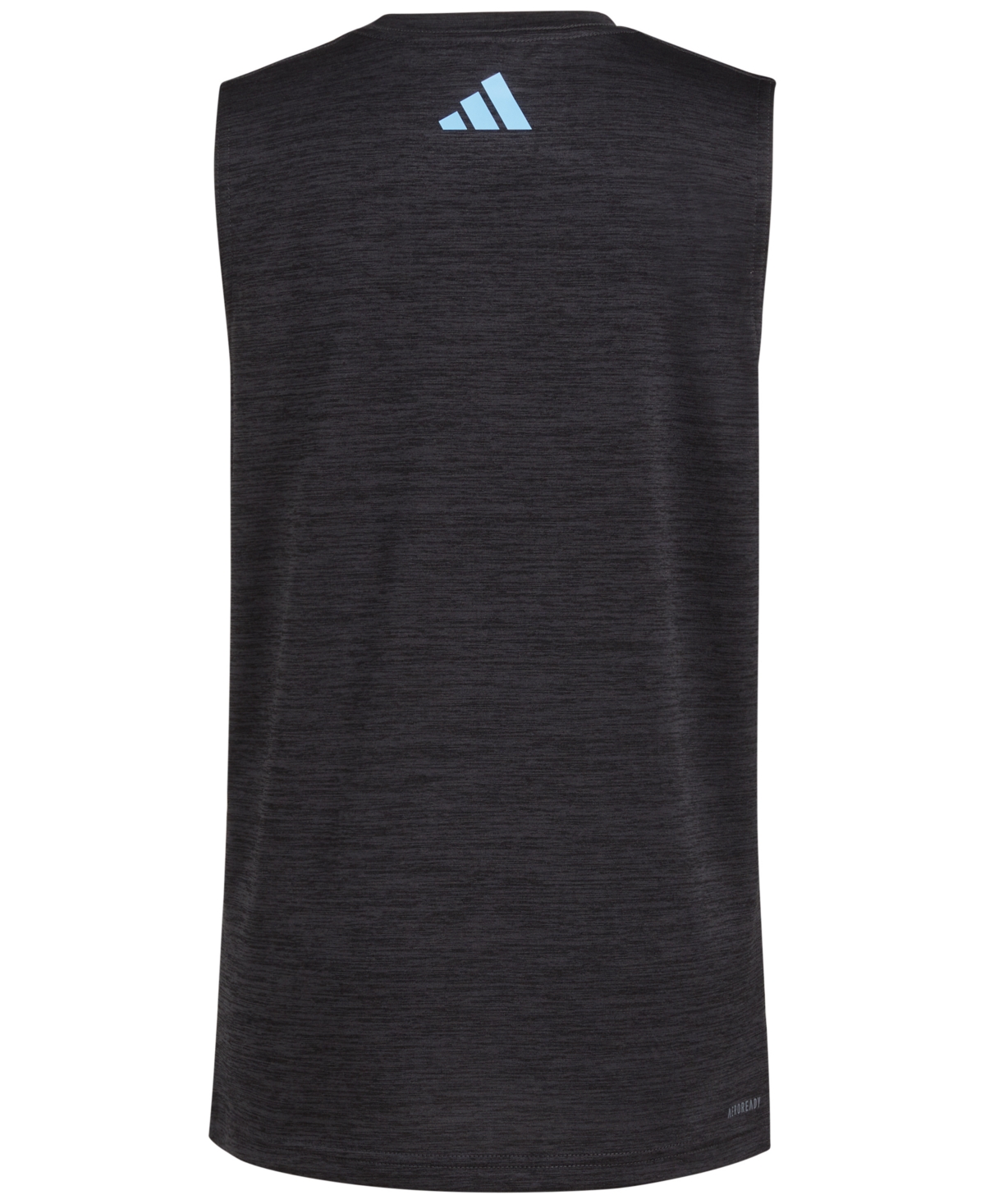 Shop Adidas Originals Big Boys Slim-fit Aeroready Sleeveless Active T-shirt In Black Heather