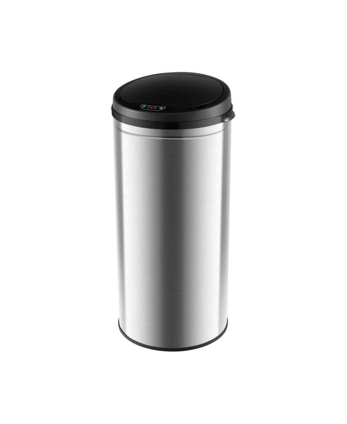 8 Gal Automatic Trash Can with Stainless Steel Frame Touchless Waste Bin-Silver - Silver