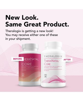 TheraNatal Core Preconception Prenatal Vitamin (90 Day Supply)