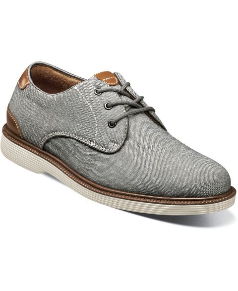Детские оксфорды Florsheim Highland Jr. из парусины для мальчиков, цвет: Серый