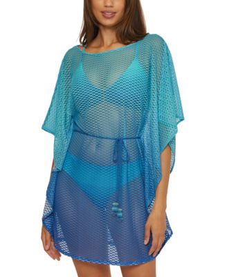 Trina Turk - Women's Sun Opal Ombr&eacute; Crochet Cover-Up Caftan