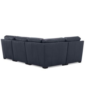 Radley 101" 4-Pc. Leather Corner Sectional