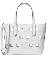 Michael Michael Eliza Extra Small East West Open Tote - Optic Whit