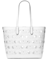 Michael Michael Kors Eliza Large East West Open Tote - Optic Whit