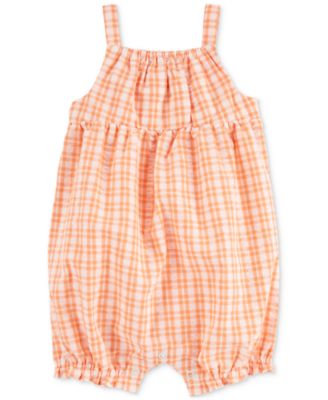 Carter's - Baby Boys Gingham Seersucker Romper