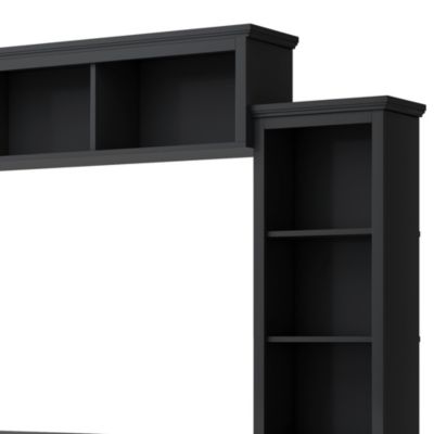 Minimalist TV Stand with Glass Door, for TVs up to 70"
