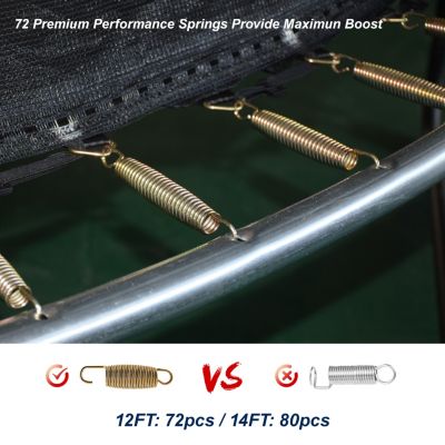 Streamdale Outdoor Trampoline with Safety Enclosure and Accessories