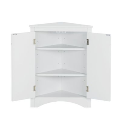  17 x 17 x 31 inches Adjustable Shelf Bathroom Storage Cabinet