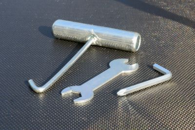 Streamdale 12 FT Trampoline Outside Safety Net With Basketball Hoop