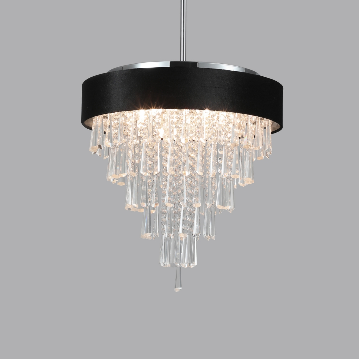 Streamdale Furniture Modern Crystal Chandelier For Living-Room Round Cristal Lamp Luxury Home Decor Light Fixture