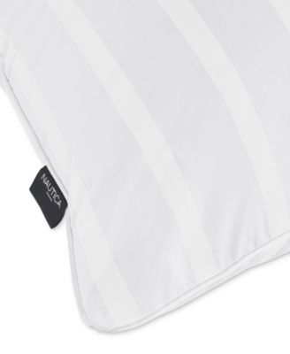 Nautica Cotton Striped 2-Pack Pillows, Standard/Queen