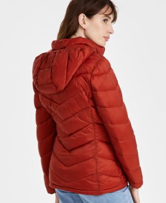Women's Packable Hooded Puffer Coat, Created for Macy's