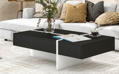 Modern Glossy Rectangle Coffee Table