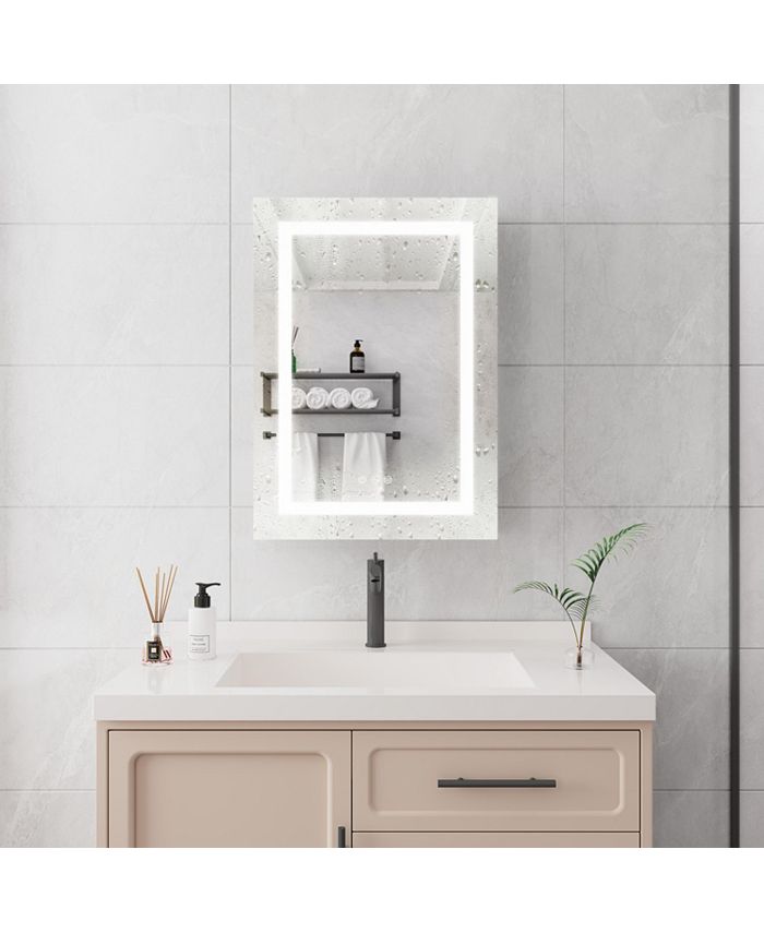 Simplie Fun 20 X 28 inch Bathroom Medicine Cabinet with Mirror Wall ...
