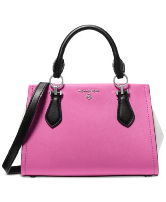 Michael Kors - Small Leather Colorblock Crossbody Satchel