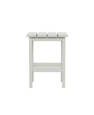 All-Weather Outdoor Patio Poly Adirondack Side Table
