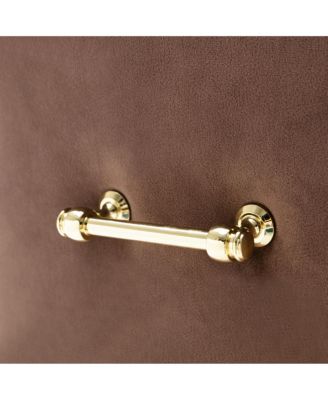 Upholstered Performance Velvet Accent Chair With Metal Leg