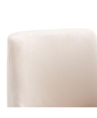 Upholstered Performance Velvet Accent Chair With Metal Leg (Set of 2)