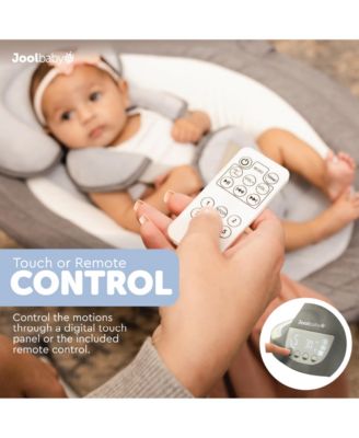 Nova Swing for Newborns - Electric Motorized Infant Swing, Bluetooth Music, 10 Preset Melodies, Remote (Updated Model, Gray)