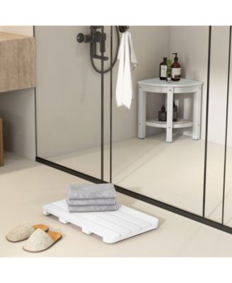 Waterproof HIPS Spa Shower Mat for Bathroom with Non Slip Foot Pads