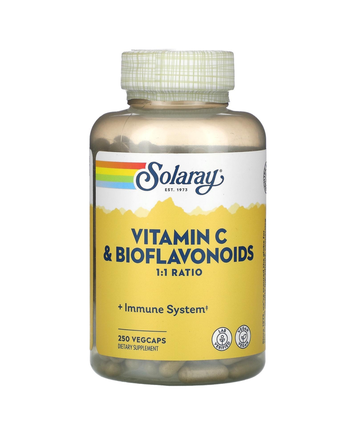 Vitamin C & Bioflavonoids - 250 VegCaps - Assorted Pre-pack (See Table