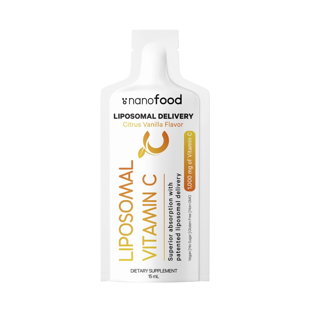 Codeage Liposomal Vitamin C Liquid 1000mg Vitamin C, 4000mg Essential Phospholipids, Liquid Vitamins Supplement, Liposomal Delivery, Citrus Bioflavono
