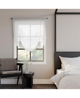 Archaeo Slub Textured Linen Blend Tie-up Balloon Window Shade