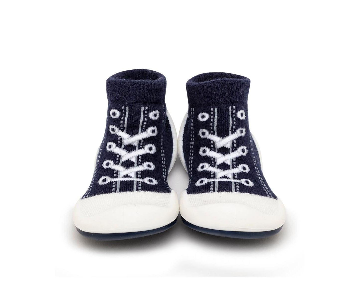 Детские кроссовки Komuello Infant Girl Boy First Walk Sock Shoes Sneakers - Navy — фото 4