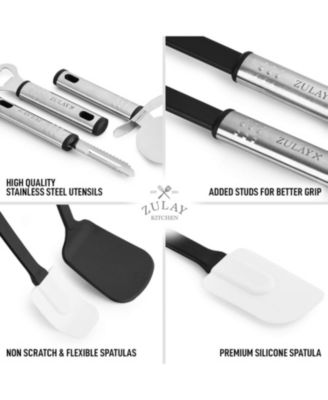 23 Piece Nylon Kitchen Utensils Nylon & Stainless Steel Cooking Utensils Set