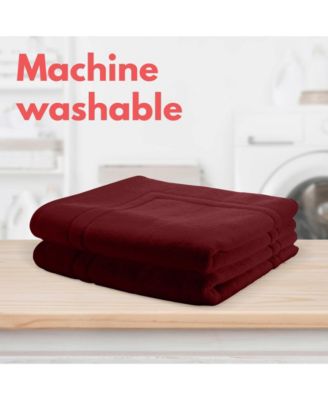 Soft & Absorbent Luxury Cotton Bath Mat  44" x 26 " - 2 Pack