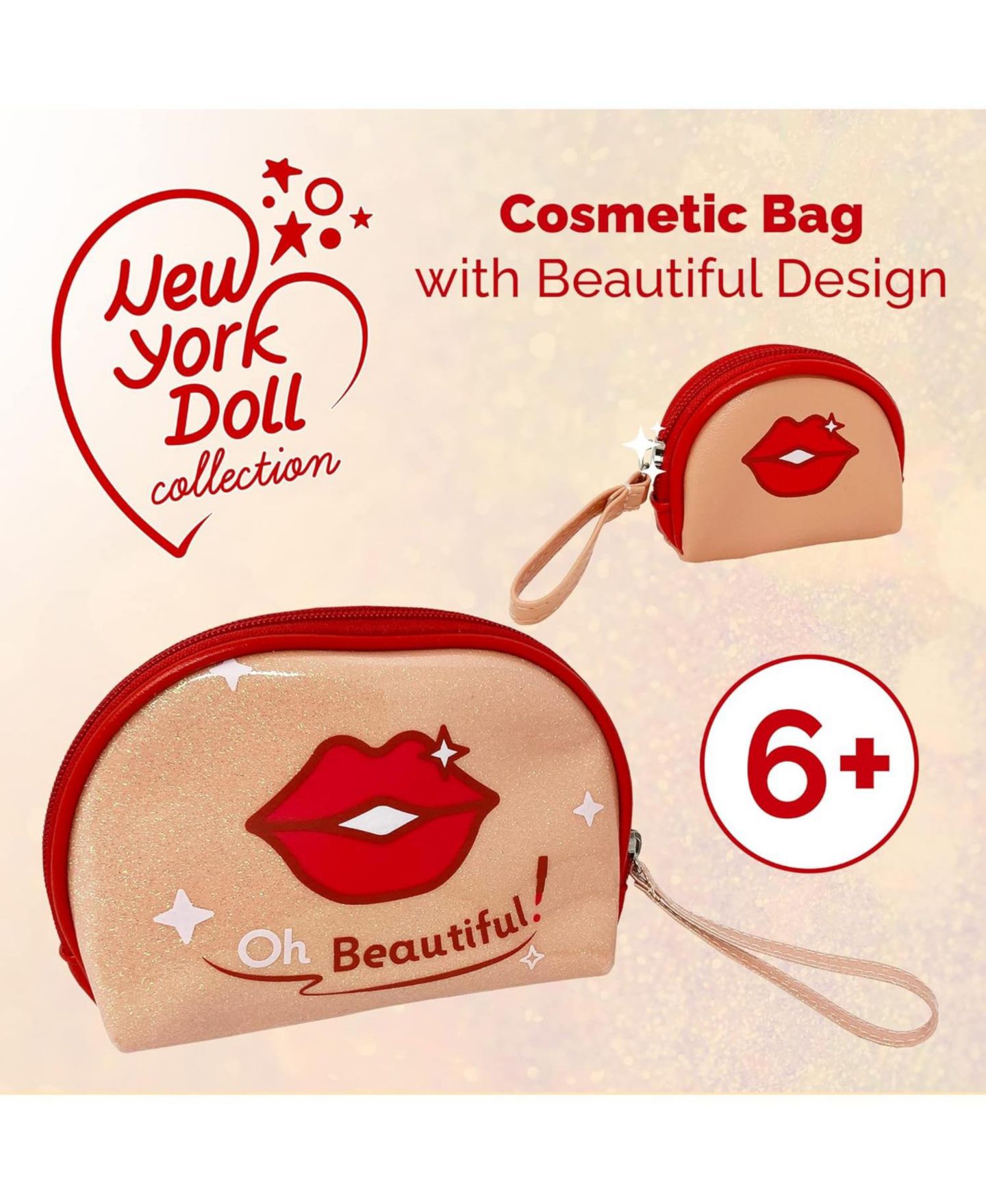 Детские игрушки The New York Doll Collection Washable 16-Piece Makeup Kit, Ages 6+, цвет: Assorted Pre-Pack — фото 5