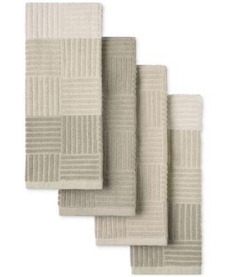 Town & Country Living Basics Basketweave Kitchen Towel, Set of 4 - Macy's