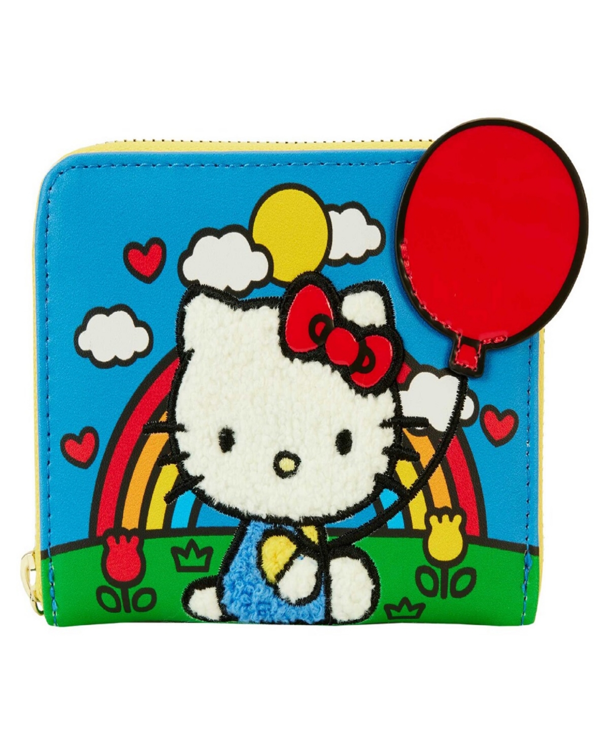Hello Kitty Friends 50th Anniversary Chenille Zip-Around Wallet