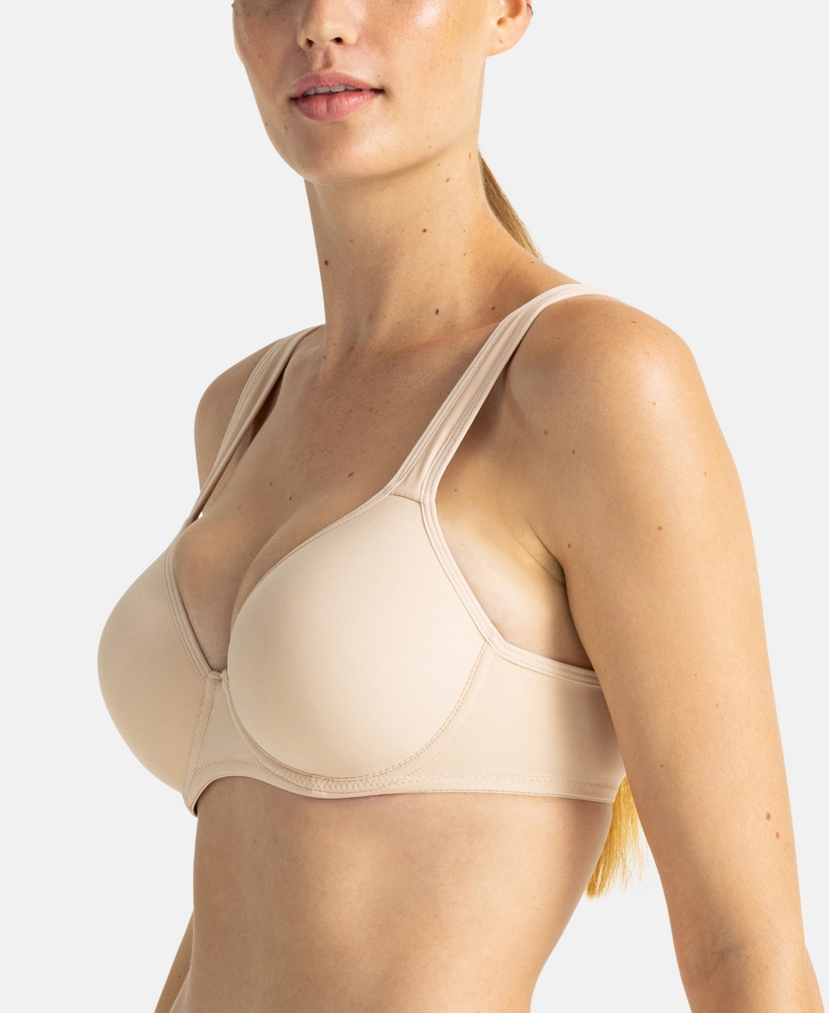 Dorina Women's Rachel All Micro Fabric Light Padded Demi Bra, D1082A-A00