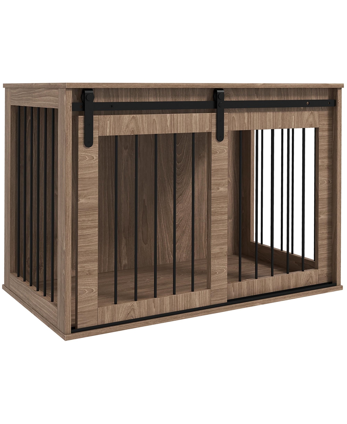 Dog Crate Furniture for Large Sized Dog, 39" x 23" x 24", Brown - Brown