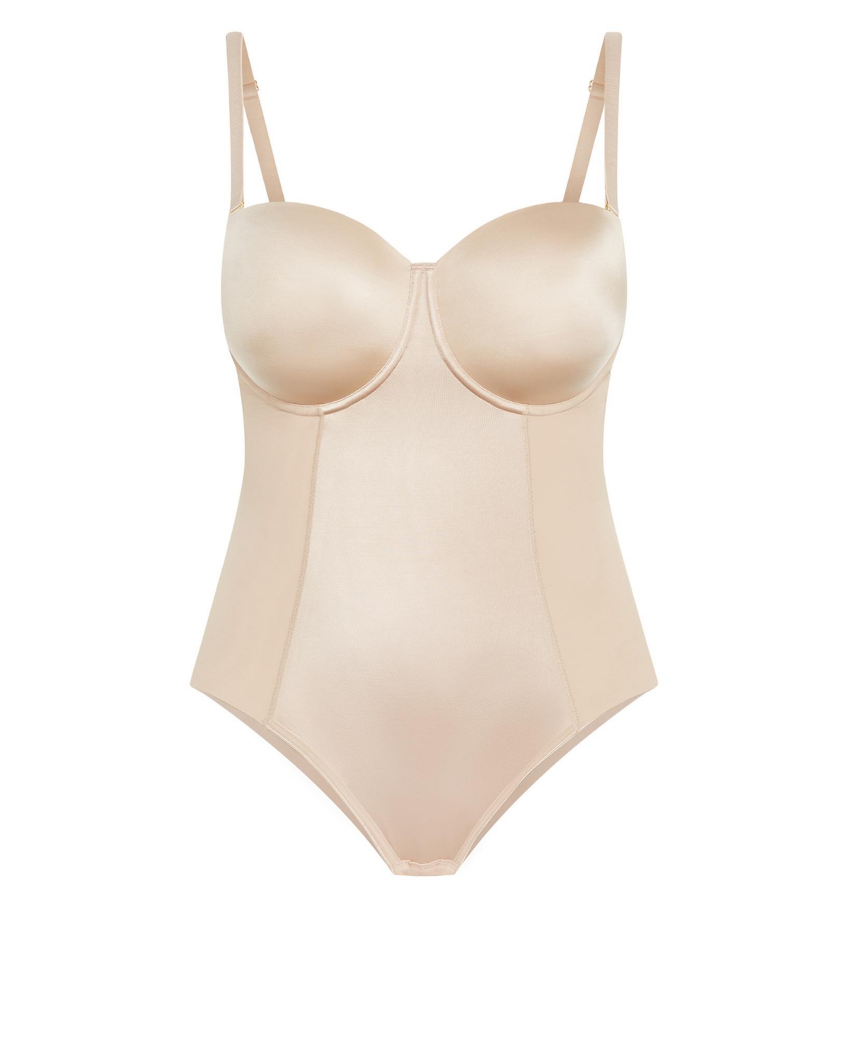 City Chic Women's Smooth & Chic Strapless Bodysuit