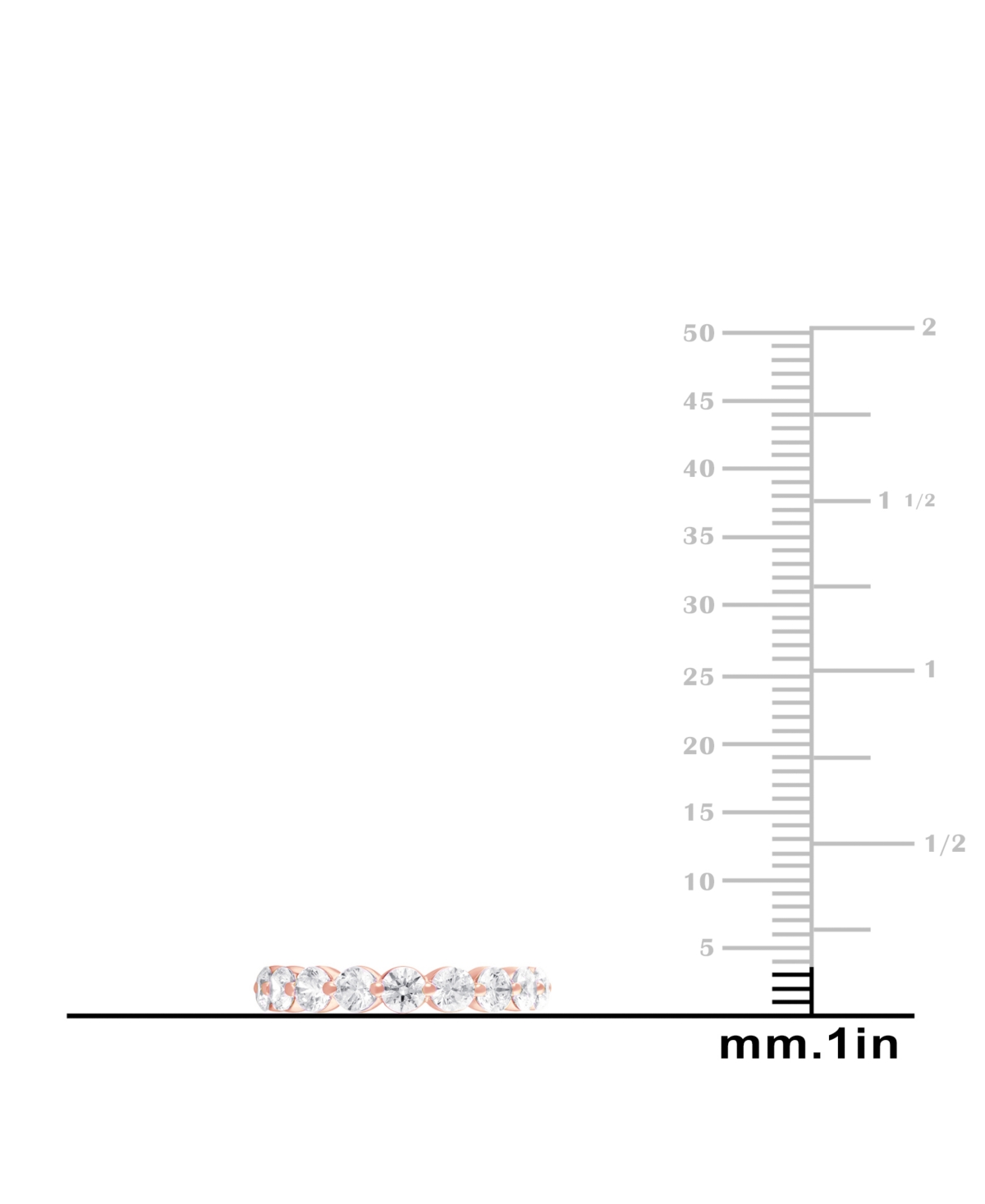 Badgley Mischka Certified Lab Grown Diamond Eternity Band (3 ct. t.w.) in 14k Gold