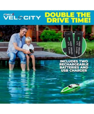 Velocity Fast RC Boat - Green