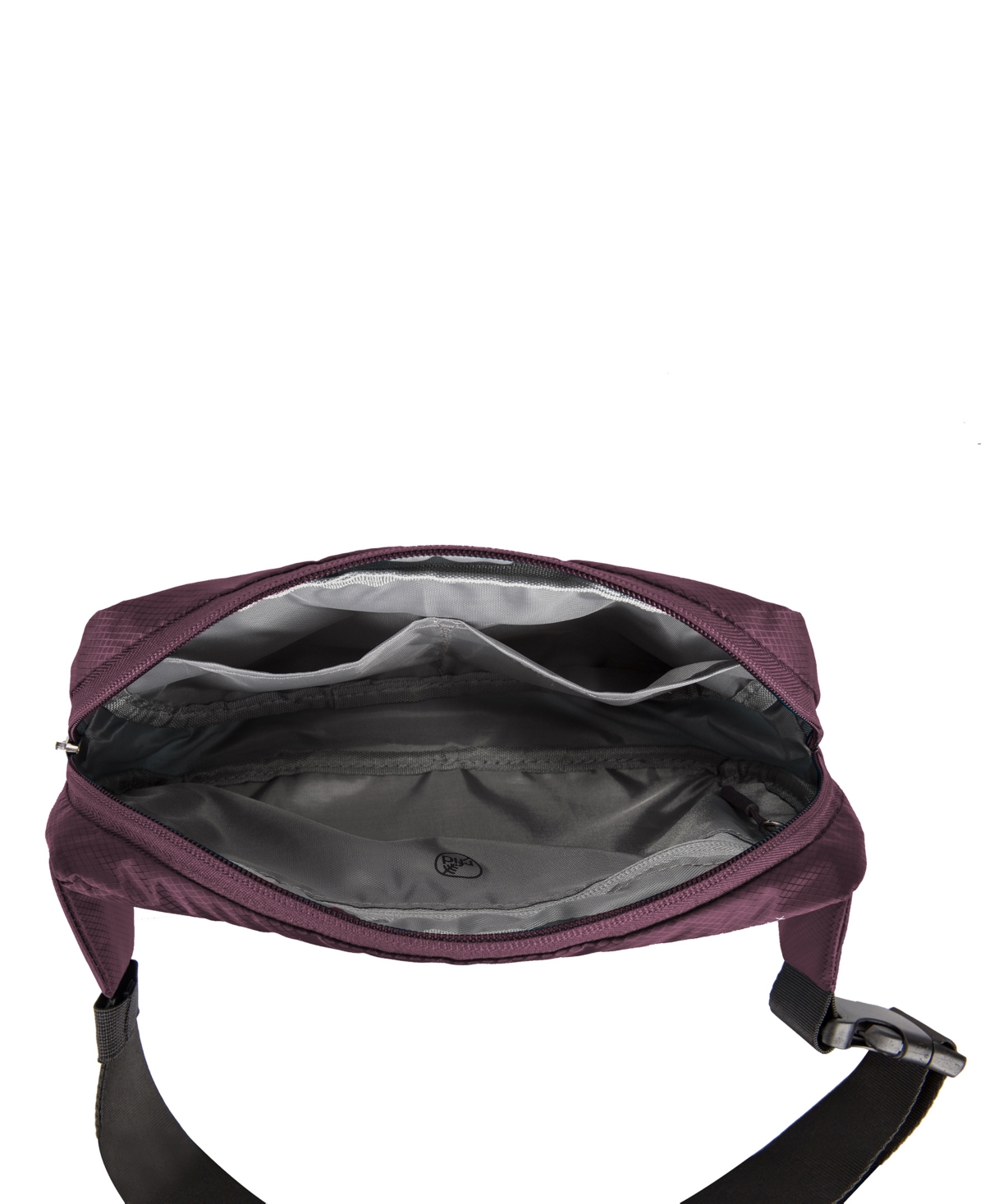 Shop Travelon Convertible Sling Waistpack In Blackberry