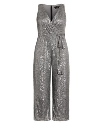 Plus Size Dazzling Wide leg Jumpsuit