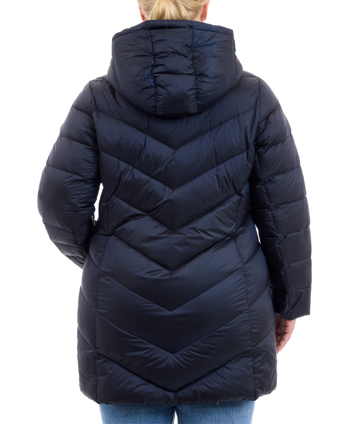 Michael Michael Kors Plus Size Hooded Packable Down Puffer Coat, Created for Macy's