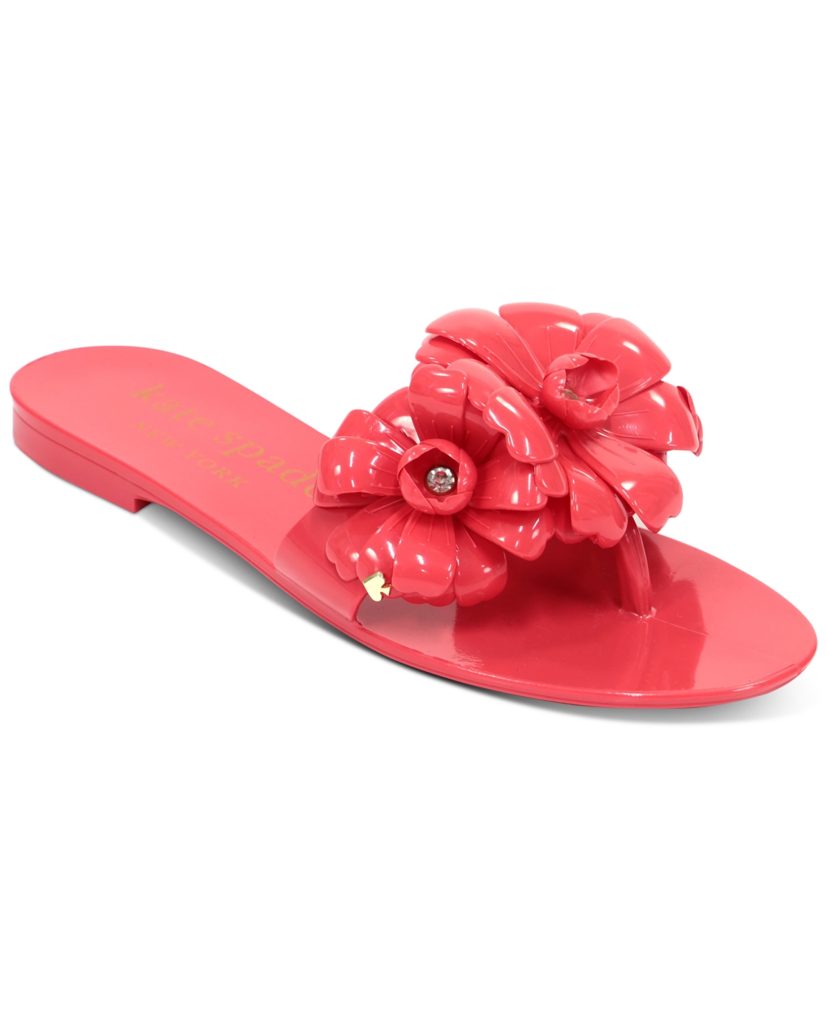Shop Kate Spade Jaylee Slide Sandals In Ponderosa Red